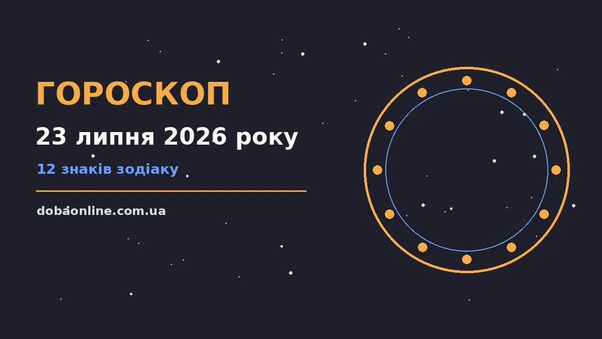 Гороскоп на 23 липня 2026 року: де діяти без зволікань про події, зустрічі та вибір