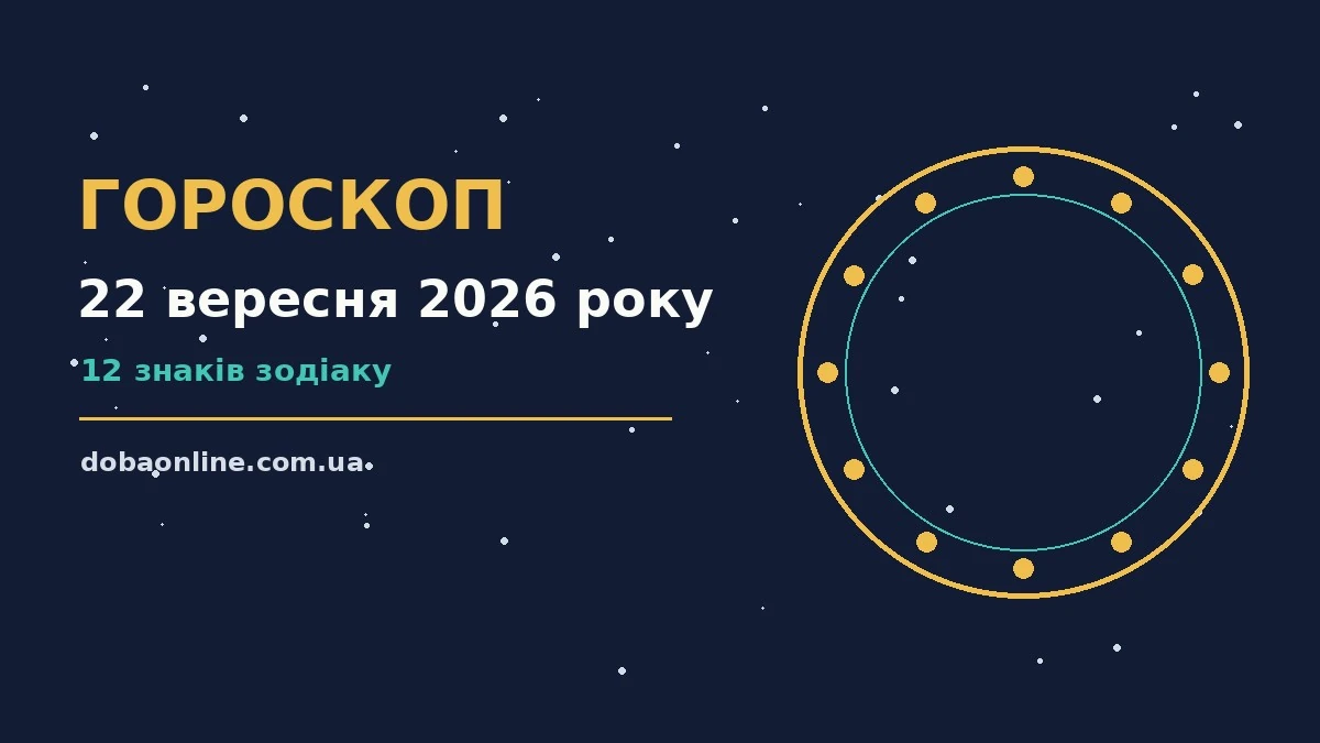 Гороскоп на 22 вересня 2026 року: де діяти без зволікань про події, зустрічі та вибір