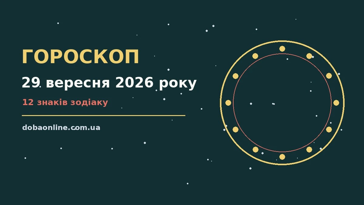 Гороскоп на 29 вересня 2026 року: де діяти без зволікань про події, зустрічі та вибір